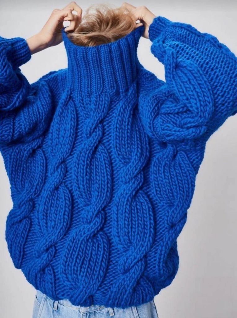 chunky wool pullover