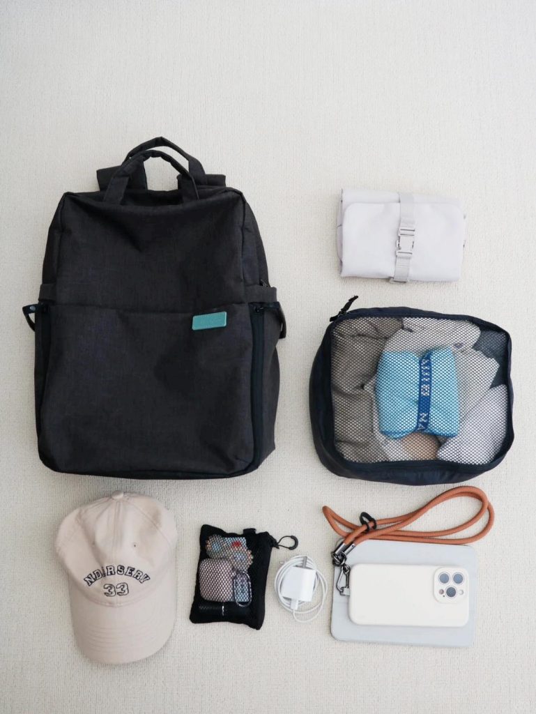 Minimalist travel luggage