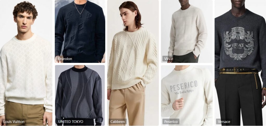 Crew Neck Sweaters for men's fashion trends