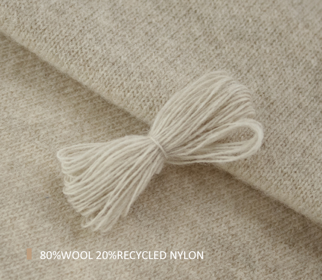 80wool 20recyled nylon