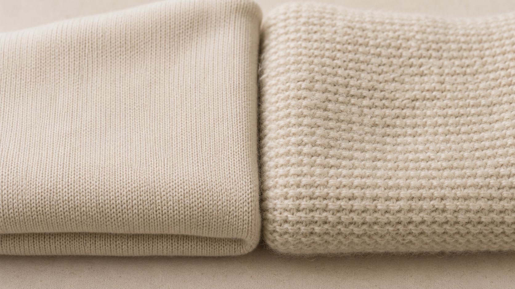 Merino wool and regular wool fiber comparison